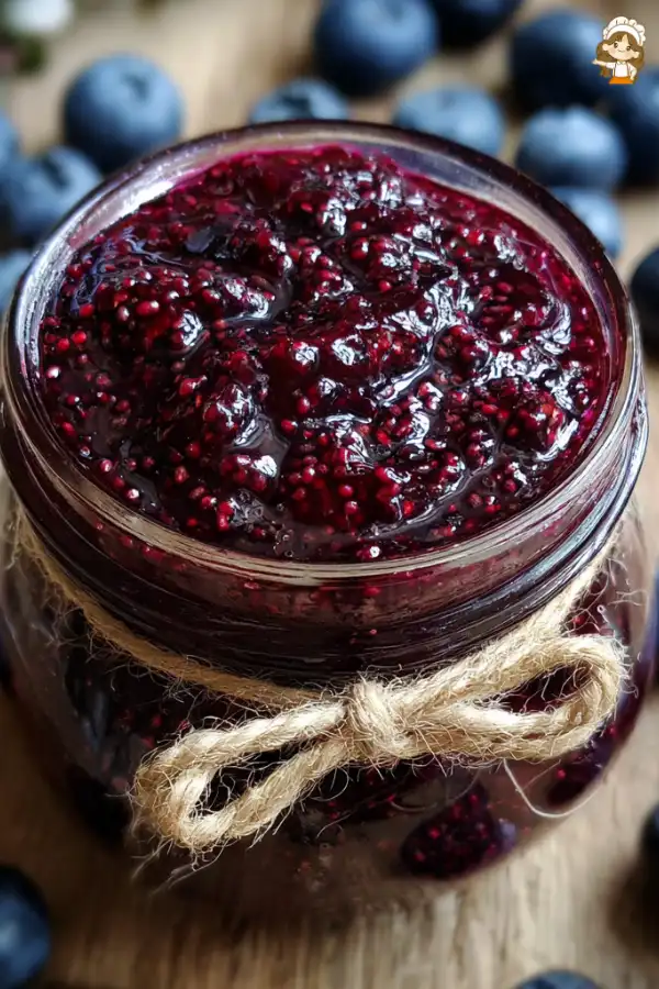 Preparation of Blueberry Chia Jam Recipe