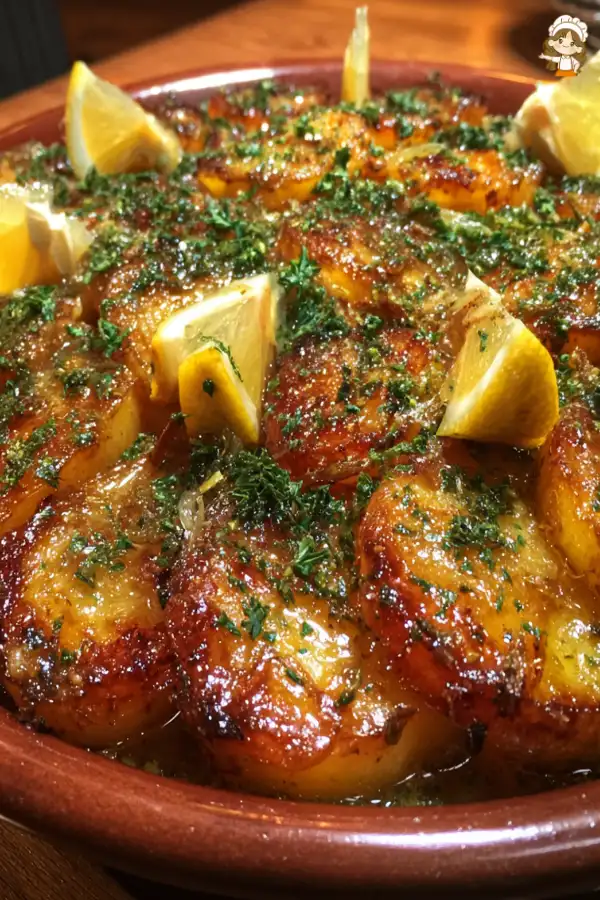 Preparation of Greek Lemon Potatoes Recipe