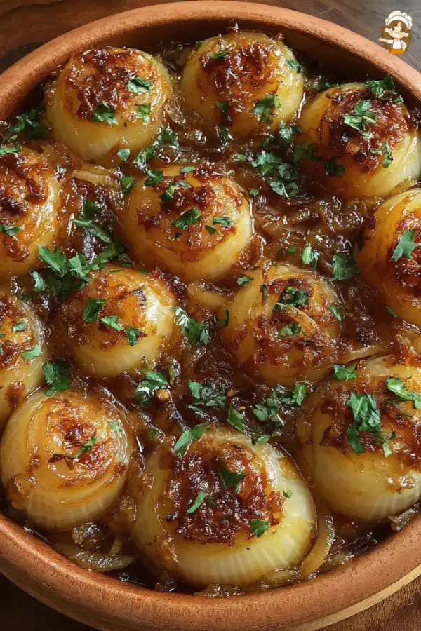 Preparation of Onion Boil Side Dish