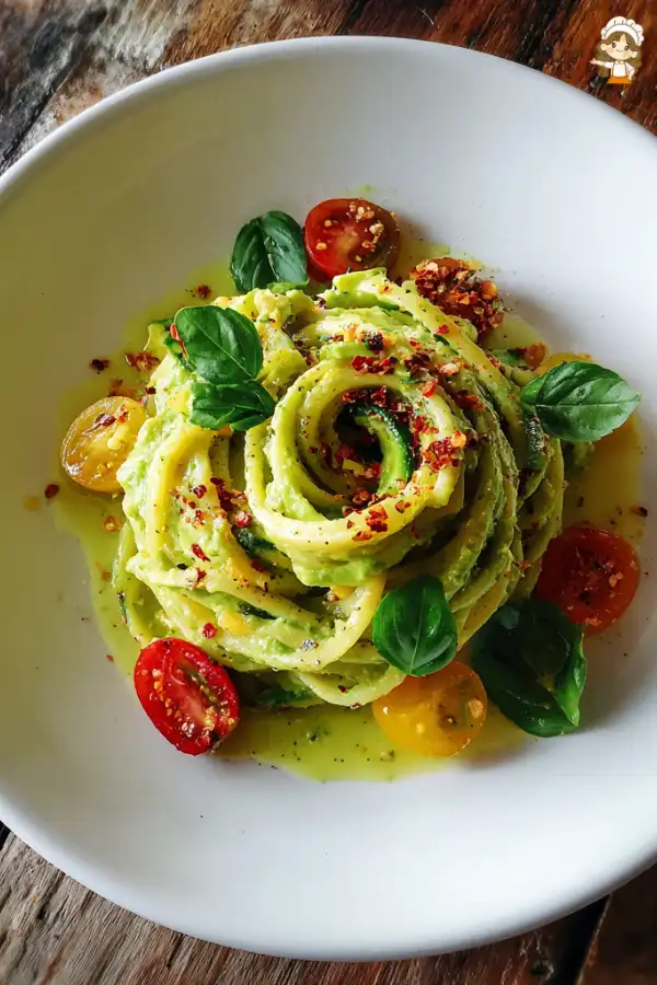 Step-by-Step Preparation of Creamy Avocado Pasta Recipe