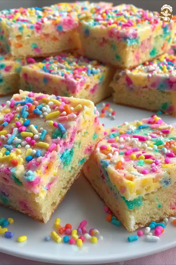 Step-by-Step Preparation of Funfetti Sugar Cookie Bars Recipe