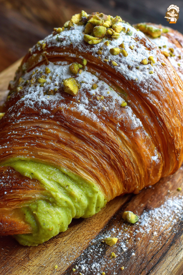 Step-by-Step Preparation of the Pistachio Cream Croissant Recipe