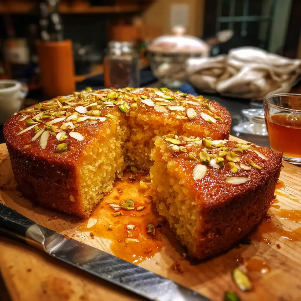 Almond Pistachio Orange Cake