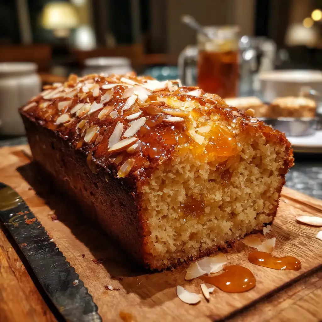 Apricot Almond Coconut Cake