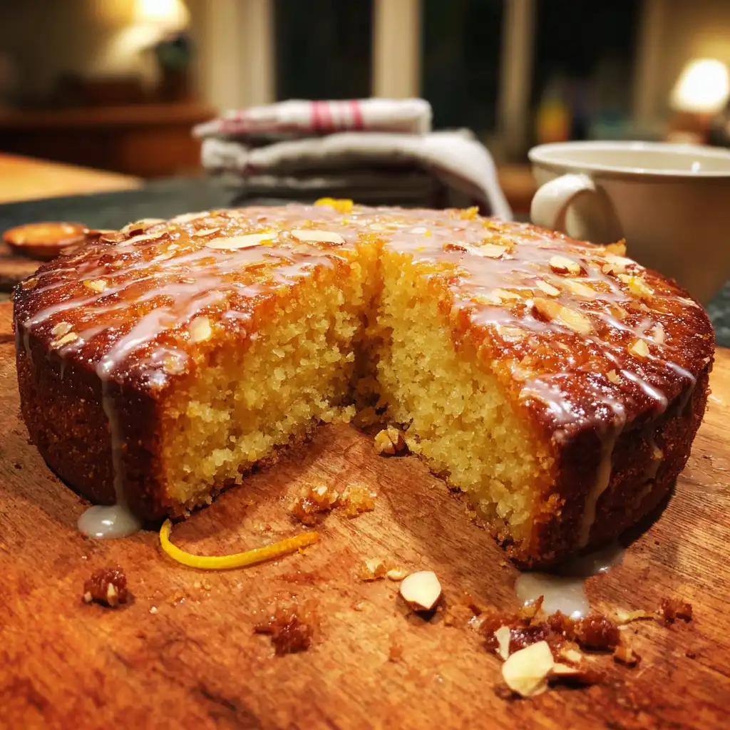 Orange Almond Cinnamon Cake