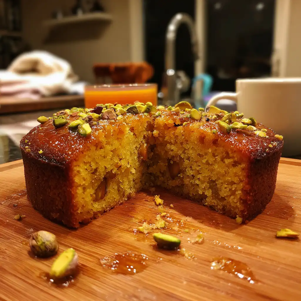 Orange Fig Pistachio Cake