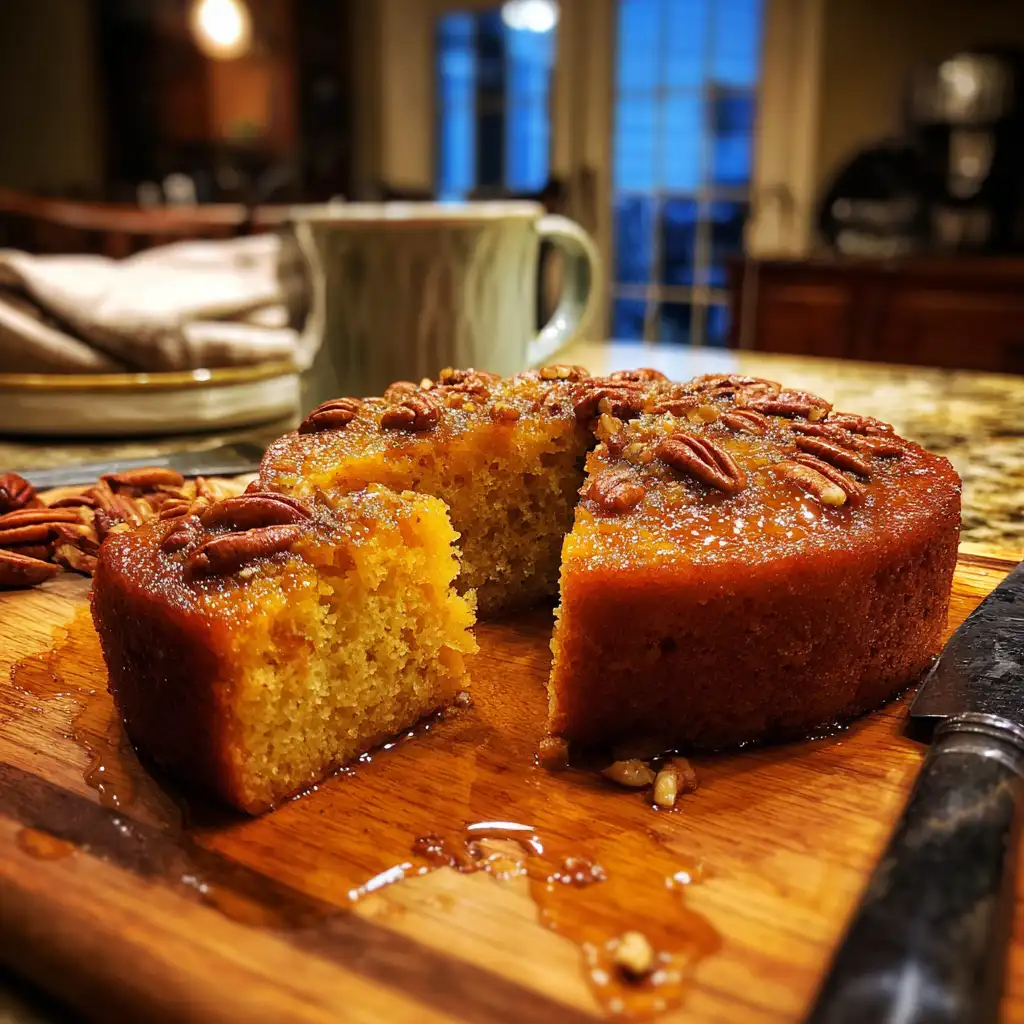 Orange Pecan Cardamom Cake