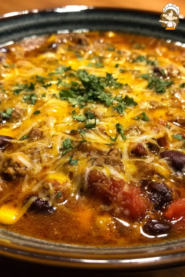 Preparation of Taco Soup Recipe