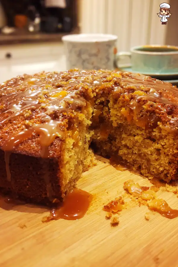 Spiced Pumpkin Walnut Cake