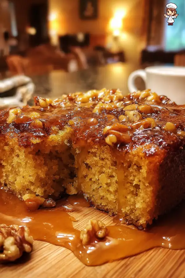 Sticky Maple Walnut Pudding Cake Recipe