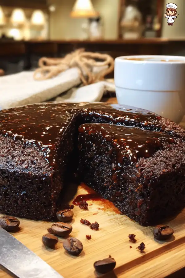 Sticky Mocha Date Cake Recipe
