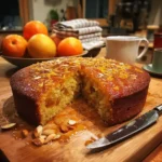 Sticky Orange Date Cake with Saffron Syrup Recipe