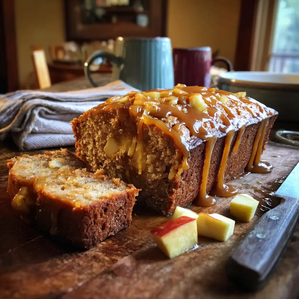 Apple Cider Cake with Caramel Glaze Recipe