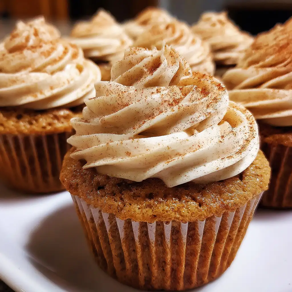 Apple Cider Cupcakes with Cinnamon Frosting Recipe