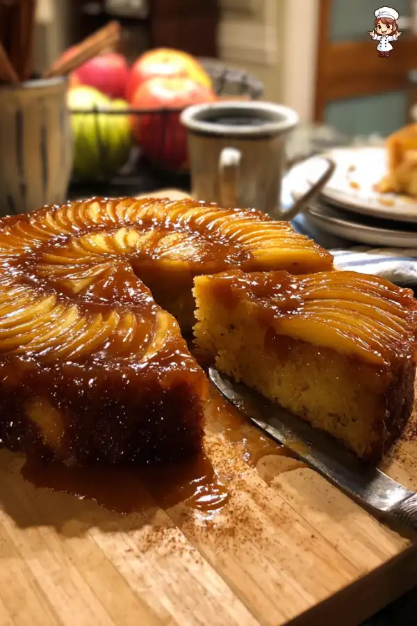 Caramel Apple Upside Down Cake