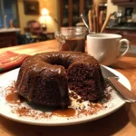 Chocolate Ginger Cake with Cinnamon Glaze