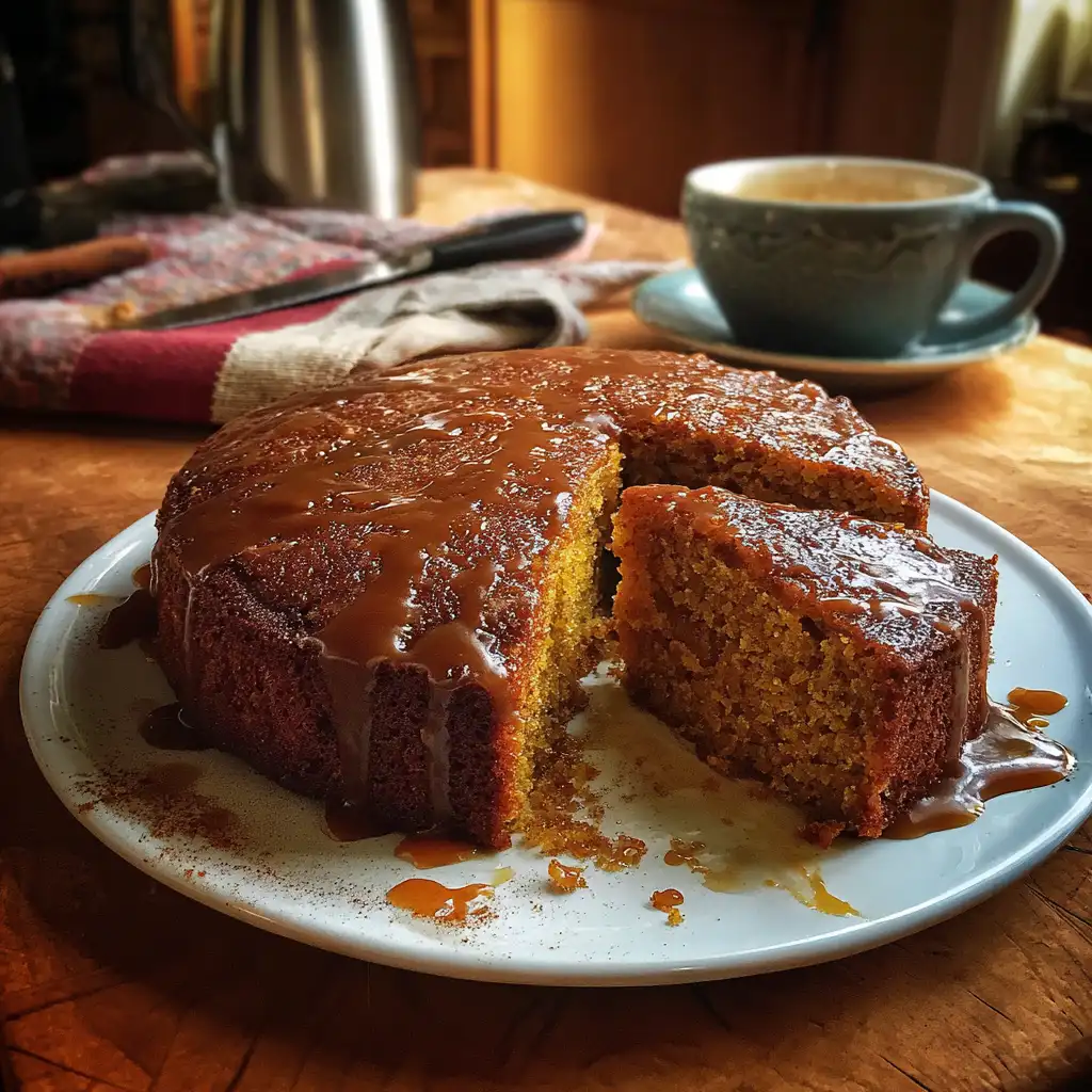 Pumpkin Ginger Cake with Molasses