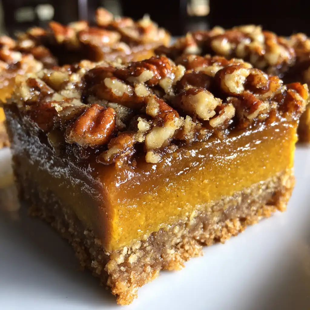 Pumpkin Pecan Pie Bars Recipe