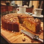 Pumpkin Praline Cake with Brown Sugar Glaze Recipe