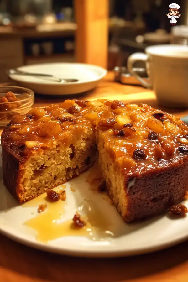 Spiced Apple Raisin Cake Recipe