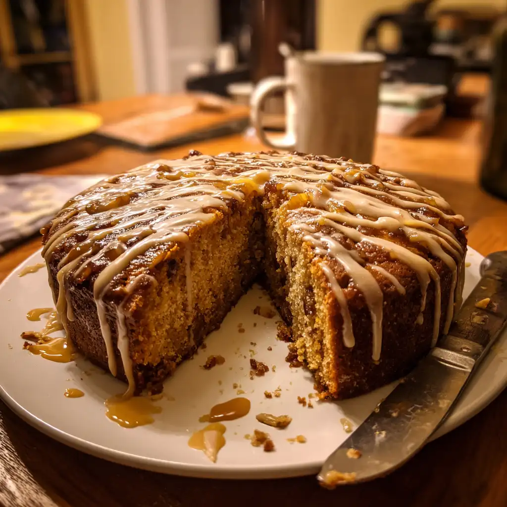 Spiced Date Cake with Cinnamon Drizzle Recipe