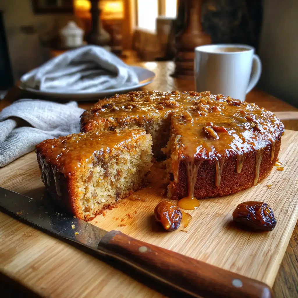 Sticky Fig and Date Cake Recipe